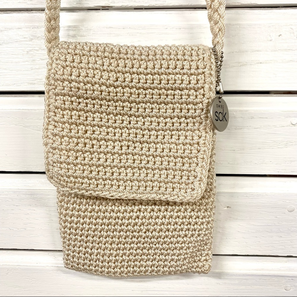 The Sak | Cream Crotchet Crossbody Purse